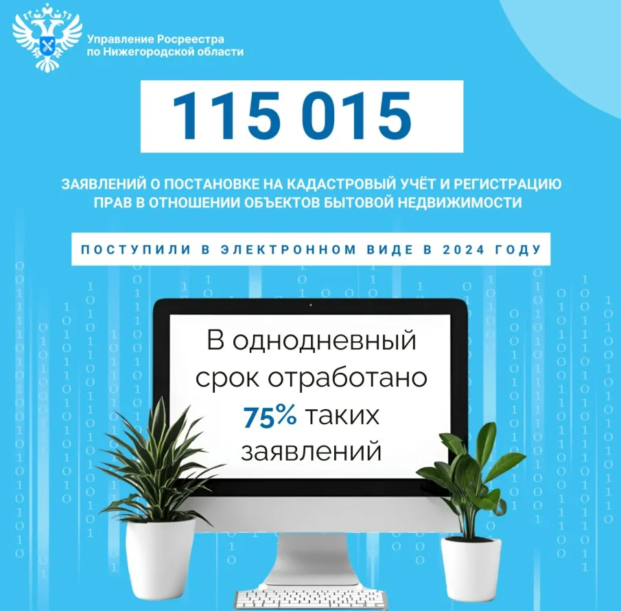 Нижегородский Росреестр об итогах регистрации  «бытовой недвижимости» за 2024 год